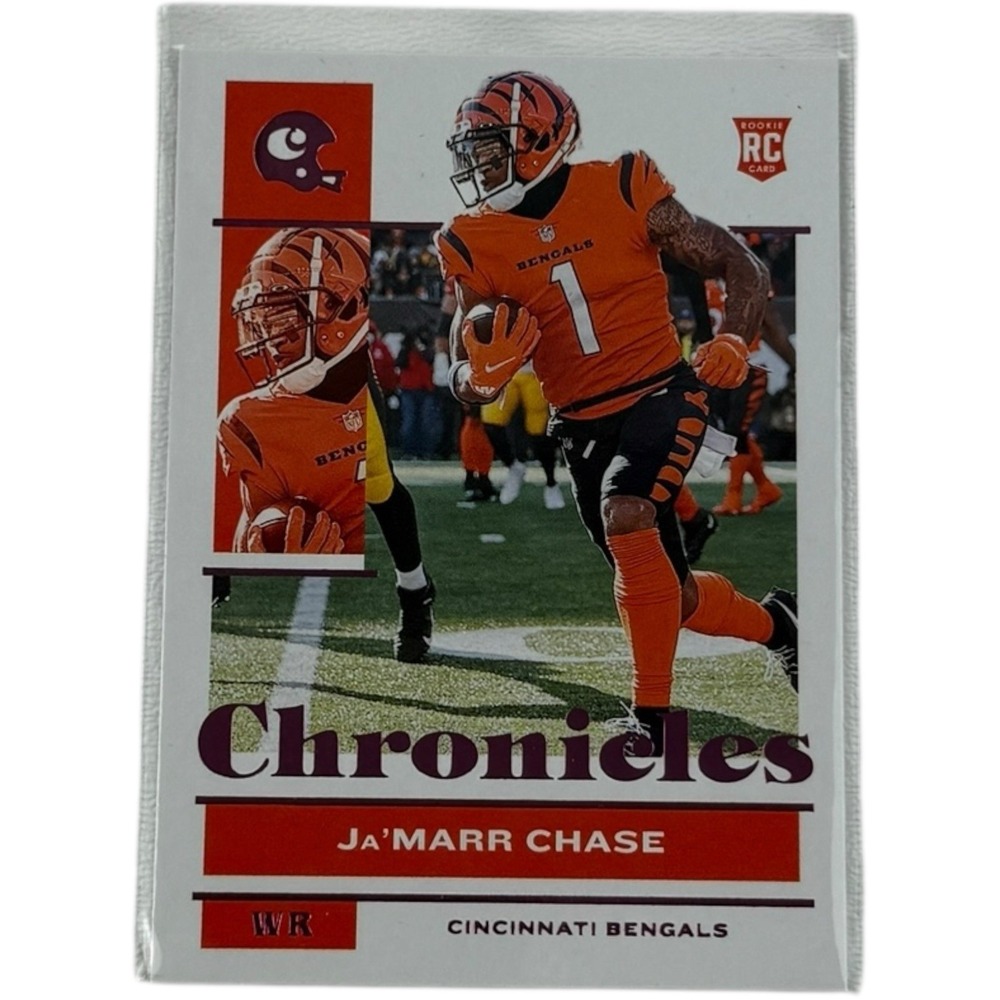 2021 Panini‎ Chronicles Pink JaMarr Chase Rookie RC #17